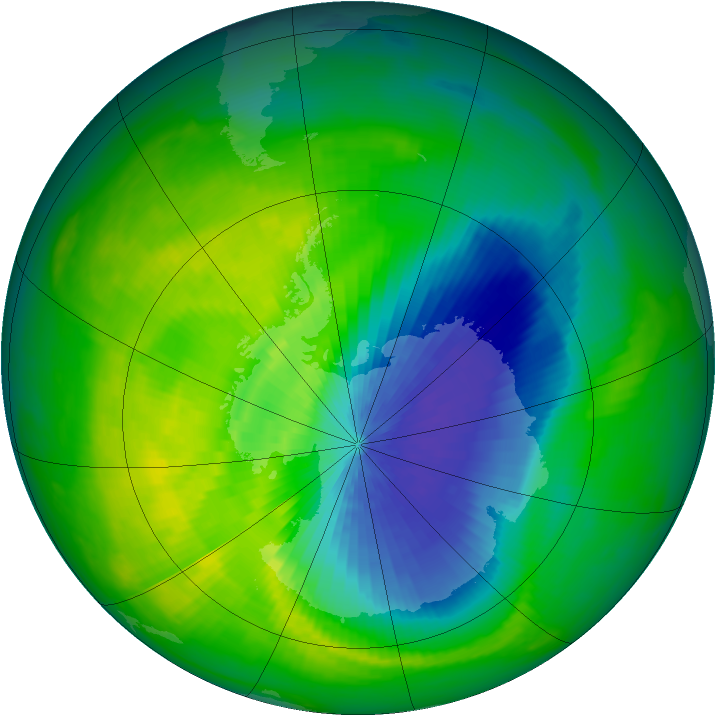 Ozone Map 2002-10-03